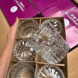 BỘ 6 LY THUỶ TINH 210ML LIRMARTUR K7408 (T12)