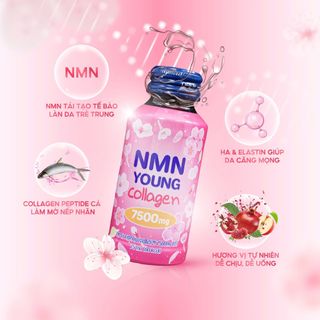 NƯỚC UỐNG NMN YOUNG COLLAGEN 7500MG (75ML/LỌ X 10 LỌ/HỘP, 10 HỘP/THÙNG)