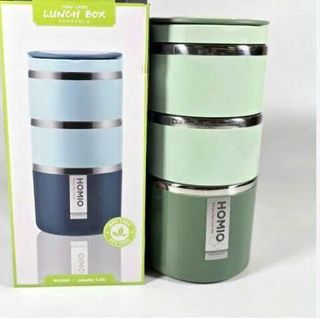 CÀ MEN, CẶP LỒNG GIỮ NHIỆT INOX 3 TẦNG HOMIO 8505 (T18)