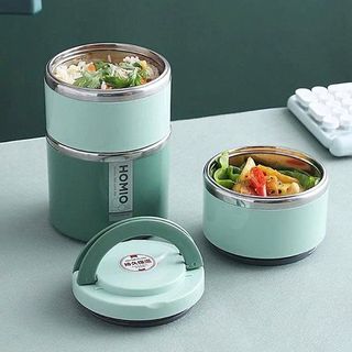 CÀ MEN, CẶP LỒNG GIỮ NHIỆT INOX 3 TẦNG HOMIO 8505 (T18)