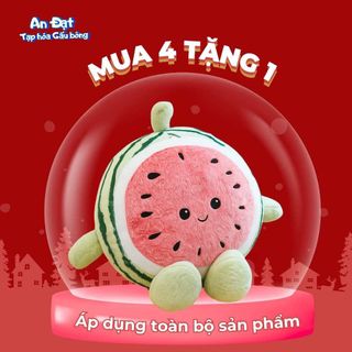 Gấu bông dưa hấu siêu mềm đủ size 35–70cm