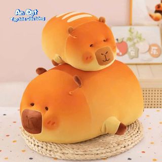 Capybara Bánh Mỳ 50CM Siêu Mềm Mịn Bánh mì tặng valentine Đáng Yêu, Gối Ôm Cho Bé Cute