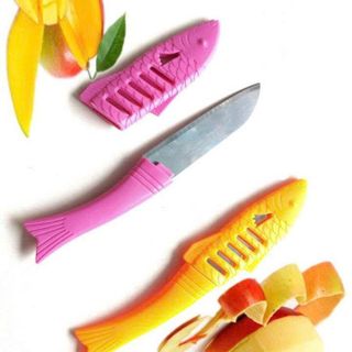 DAO GỌT TRÁI CÂY CÓ NẮP ĐẬY HÌNH CÁ