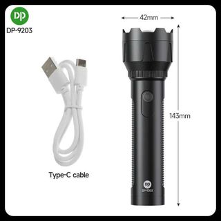 ĐÈN PIN TÍCH ĐIỆN LED SIÊU SÁNG ZOOM DP-9203