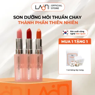 3) LAONMEDI VEGAN COLOR LIP BALM TRUE RED