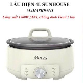 NỒI LẨU ĐIỆN 4L SUNHOUSE MAMA SHD4548