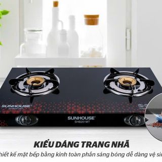BẾP GAS ĐÔI SUNHOUSE SHB 201MT