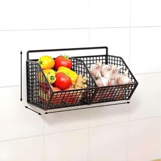 KỆ LƯỚI DÁN TƯỜNG 2 NGĂN TIỆN LỢI