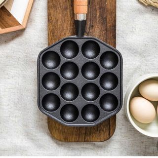 CHẢO GANG NƯỚNG VIÊN BẠCH TUỘT 14 LỖ