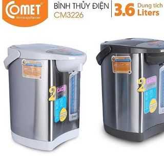 BÌNH THUỶ ĐIỆN INOX 3,6L COMET CM3226 (T6)