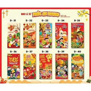 SET 100 BAO LÌ XÌ TẾT 2026 NGẪU NHIÊN