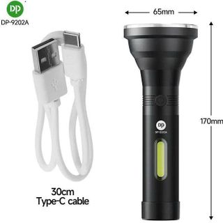 ĐÈN PIN TÍCH ĐIỆN BẰNG NHÔM 2in1 DP-9202A