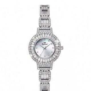 QUÀ VALENTINE ĐỒNG HỒ NỮ CHÍNH HÃNG FUNMEI F2062 ĐÍNH ĐÁ SWAROSKI FULLBOX TEM HÃNG