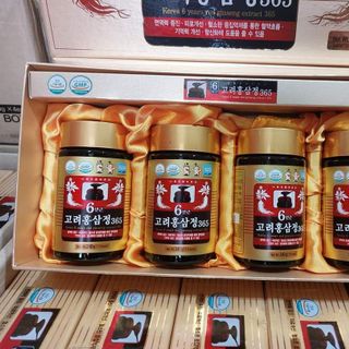 CAO SÂM 365 HÀN QUỐC HỘP 4 LỌ