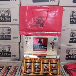 CAO SÂM 365 HÀN QUỐC HỘP 4 LỌ