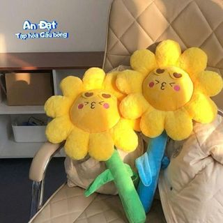 Bông Hoa Nhồi Bông Cúc Họa Mi, Hoa Hướng Dương 40cm, Quà Tặng Tốt Nghiệp, Gối Ôm Văn Phòng, Gấu Bông