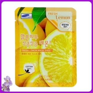 MẶT NẠ DƯỠNG DA 3W CLINIC 
FRESH LEMON MASK SHEET