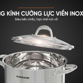 NỒI INOX 3 ĐÁY SUNHOUSE SHG301-32 (T5)