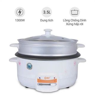 NỒI LẨU ĐIỆN ĐA NĂNG 3,5L COMET CM7732 (T6)