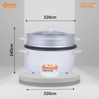 NỒI LẨU ĐIỆN ĐA NĂNG 3,5L COMET CM7732 (T6)