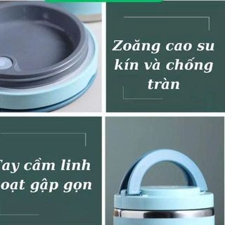 CÀ MEN, CẶP LỒNG GIỮ NHIỆT INOX 1 TẦNG HOMIO 8503 (T36)