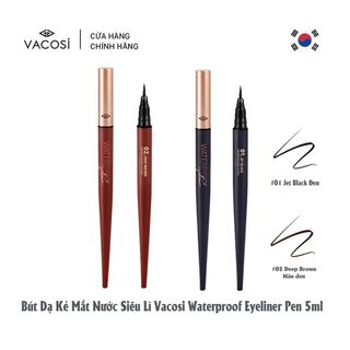 BÚT KẺ MẮT NƯỚC VACOSI NATURAL STUDIO WATERPROOF EYELINER ( MÀU NÂU)