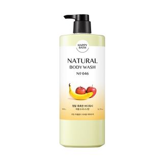 SỮA TẮM MÙI TÁO CHUỐI HAPPY BATH NATURAL BODY WASH 900ML