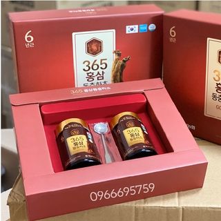 CAO HỒNG SÂM ĐÔNG TRÙNG HẠ THẢO 365 PREMIUM ( 250G X 2 LỌ X 10 HỘP / THÙNG)