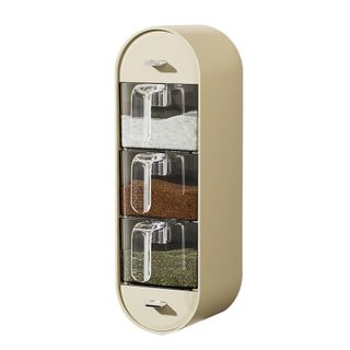 Kệ Đựng Gia Vị Treo Tường Nhà Bếp,Hũ Đựng Gia Vị Nhựa ( THÙNG 50C )