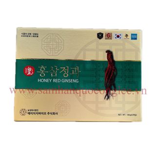 SÂM CỦ TẨM MẬT ONG MẪU HỘP VÀNG (180GX6CỦ/HỘP, 20 HỘP/THÙNG)