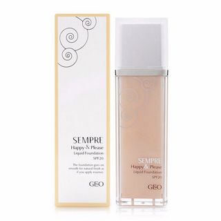 KEM NỀN TRANG ĐIỂM MÀU TRẮNG SÁNG GEO 
SEMPRE HAPPY&PLEASE LIQUID FOUNDATION #23