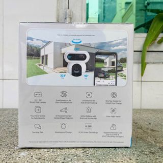 Camera EZVIZ H90 2K+ 8MP 2 Mắt Xoay 360° - Outdoor