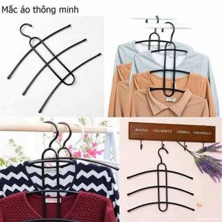 MÓC ÁO 3 TẦNG BẰNG HỢP KIM KO GỈ (MÓC ÁO)