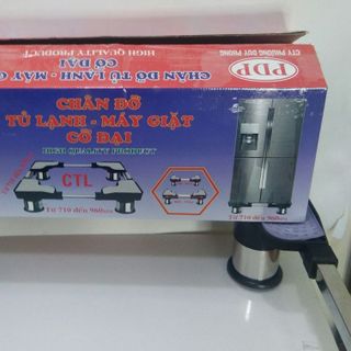 Chân máy giặt tủ lạnh INOX Tuấn Huy 71-96cm ( Hộp Đỏ PDP CTL ) - Dành cho tủ lạnh 2 cửa