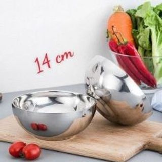 BÁT INOX 2 LỚP TRƠN 14CM (T600) (CÁI)