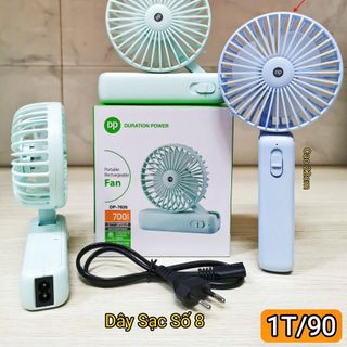 QUẠT SẠC TÍCH ĐIỆN GẤP GỌN DP 7635