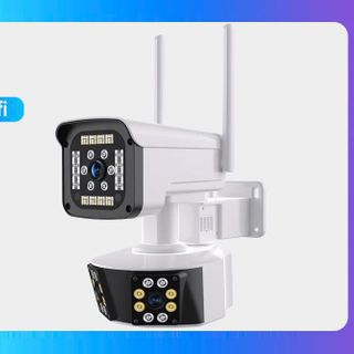 Camera Wifi Yoosee DẠNG THÂN Q1021 với 3 mắt 3 khung hình (5MP+5MP+5MP)