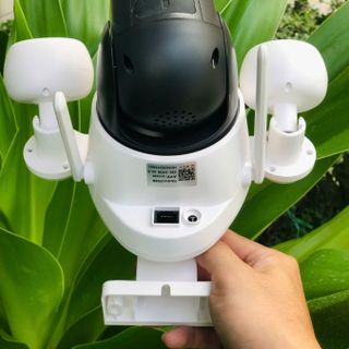 "Chuyên cơ mặt đất" Camera Wifi Yoosee F068-G 15MP 4 mắt 3 khung, điều chỉnh xoay cả 3 khung (Phản lực 2 bên có 6 Led)