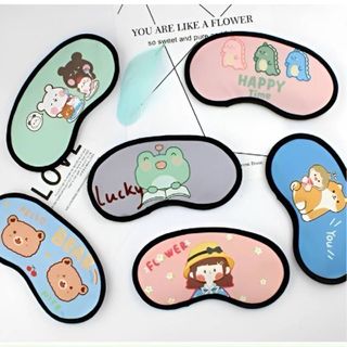 BỊT CHE MẮT ĐI XE, MÁY BAY DỄ NGỦ HOẠ TIẾT DỄ THƯƠNG(T360) (CÁI)