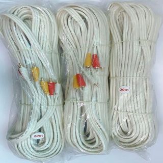 Dây AV 6 đầu HJD-AAV6200 20 MÉT . Đồng nguyên chất 100%--- Giá áp dụng Hộp 20s, ít hơn +1k