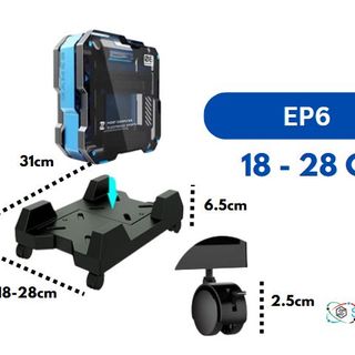 Chân PC EP6 - Có 4 Bánh Xe Di Chuyển --- CV