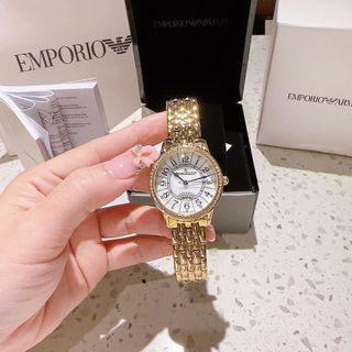 SĂN SALE ĐỒNG HỒ NỮ TRUNG CẤP JAGER LECOULTRE VÀNG VIỀN HỘT