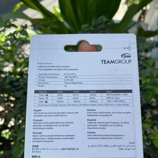 Thẻ nhớ 32GB TeamGroup, có kèm Adapter ( Hàng chính hãng | 5 Năm | Thùng 270 cái )