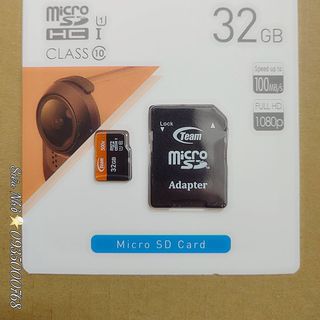 Thẻ nhớ 32GB TeamGroup, có kèm Adapter ( Hàng chính hãng | 5 Năm | Thùng 270 cái )