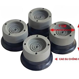 CHÂN CAO SU ĐỠ TỦ LẠNH , MÁY GIẶT CHỐNG RUNG LẮC ( 1 HỘP = 4 CÁI )