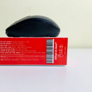 Chuột không dây VINAGEAR K08 (Đen) 1600dpi siêu nhạy, tiết kiệm pin