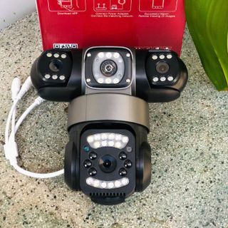 Siêu camera Ngoài trời Yoosee 3 mắt kép PA40L/ B52 MÁY BAY BLACK
