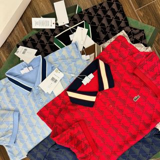 Áo thun polo nam. Chất cotton dệt kim  - vân chìm dày dặn. logo in họa tiết cao cấp