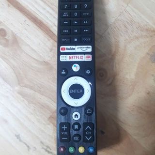 Remote tivi SHARP - Điều khiển giọng nói - vòng tròn trắng