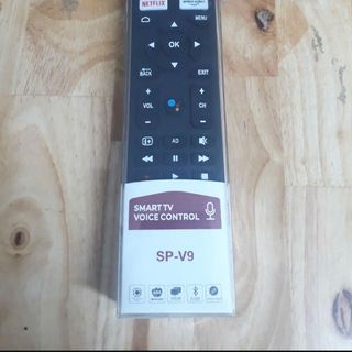 Remote tivi SHARP - Điều khiển giọng nói - 4 nút màu vuông dưới --- hàng hộp